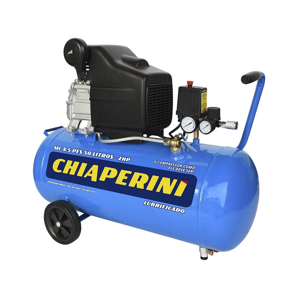Motocompressor de ar 8.5/50 litros 2HP - 127V