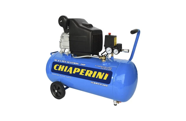 Motocompressor de ar 8.5/50 litros 2HP - 220V - Chiaperini