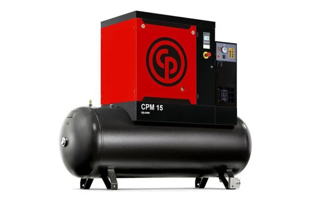 Compressor de ar parafuso CPM 15/9,1 TD  265 L 220V Chicago