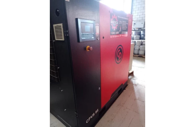 Compressor de ar parafuso seminovo CPVS 95/10,8 STD 380V Chicago Pneumatic