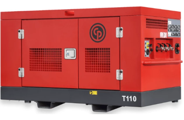 Compressor Portátil T110-7 SKID Chigago Pneumatic