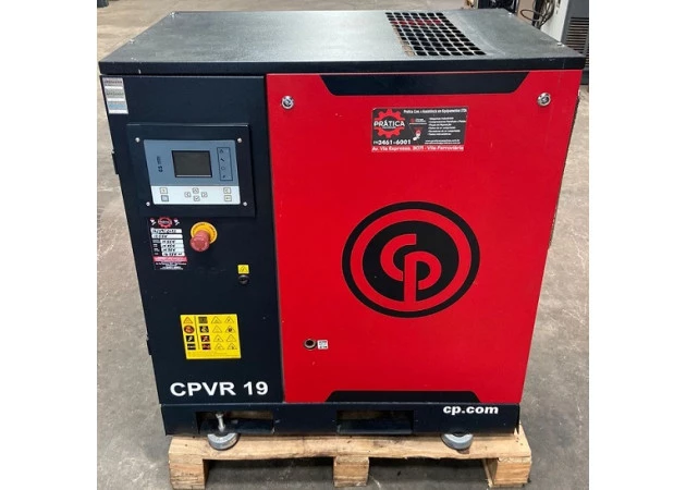 Compressor de ar parafuso seminovo CPVR 19/8 BM - Chicago Pneumatic