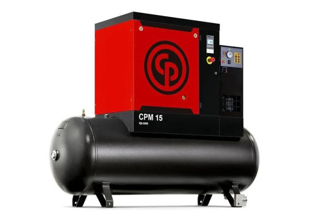 Compressor de ar parafuso CPM 15/9,1 TD  265 L 220V Chicago