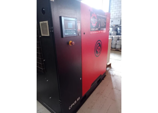 Compressor de ar parafuso seminovo CPVS 95/10,8 STD 380V Chicago Pneumatic